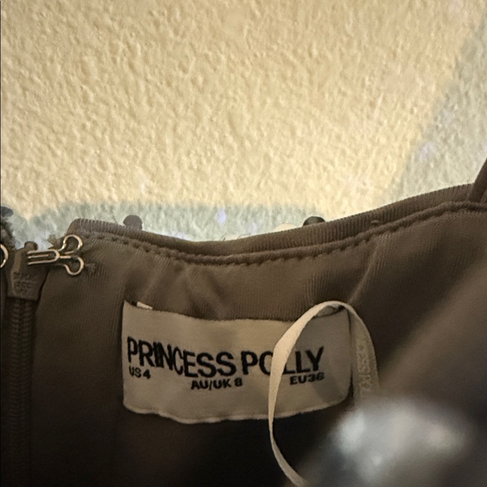 Princess Polly Silver Sequin Mini Dress - Picture 5 of 5